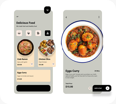 Food App adobe xd app branding design figma illustration ui ux vector