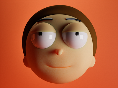 Morty 3d blender design graphic design ills illustration