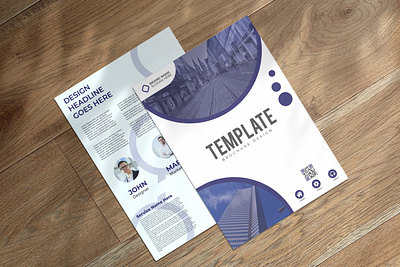 Corporate Two Page Brochure Design 2021 brand identity branding branding designer brochure brochure design company profile corporate brochure designer logo maker magazine