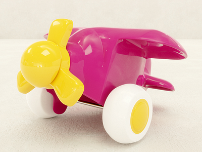 3D aeroplane 3d