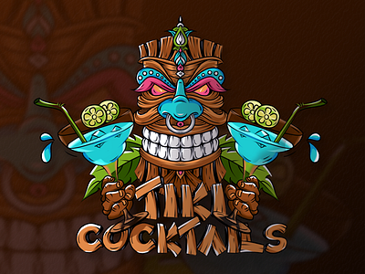 Tiki 3d animation brand identity branding cartoon cocktail creative logo design graphic design icon design illustration logo minimalist logo motion graphics professional logo tiki ui