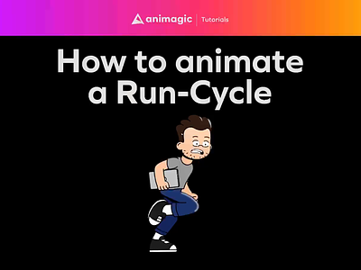 How to animate a Run-Cycle! 2d animation character characteranimation tutorial walk walkcycle