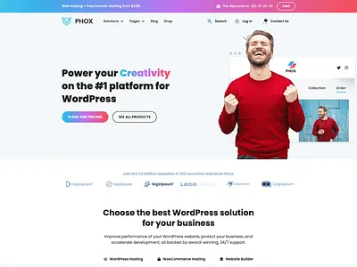 Phox Fancy Demo business corporate design host hosting themeforest themes webdesign website website design whmcs wordpress