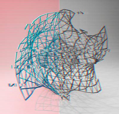 Blender Glitch 2d art 3d blender ninety niners