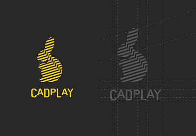 CADPLAY Logo Design 3d animation app bra branding design graphic design illustration logo motion graphics typography ui ux vector