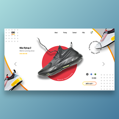 CBC - web landing page app branding design e commerce graphic design icon illustration logo minimal modern shoes typography ui ux vector visual design web web design web landing page website