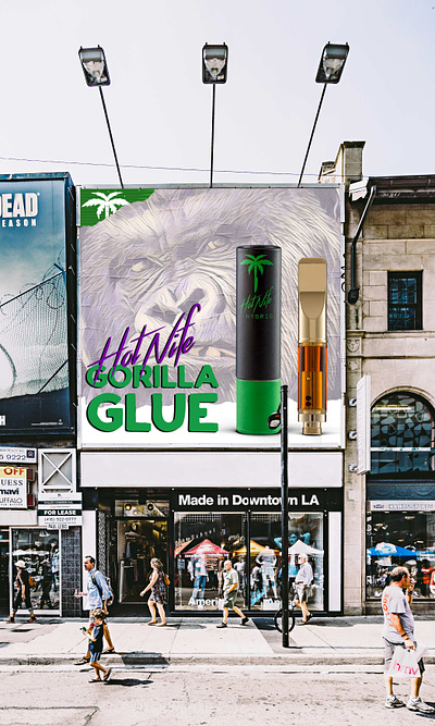 Hot Nife Gorilla Glue branding design graphic design illustration logo packaging desing typography ui ux vector
