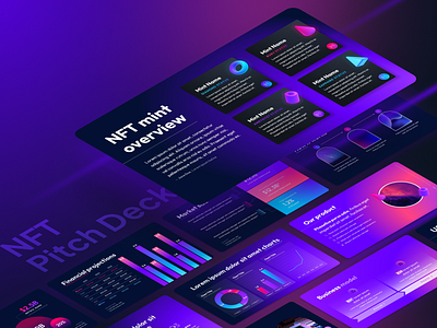 NFT Pitch Deck Template for PowerPoint crypto gradient investor presentation mesh gradient nft nfts pitch deck pitch decks powerpoint powerpoint template ppt pptx presentation presentations purple slide design slides slideshow template web3