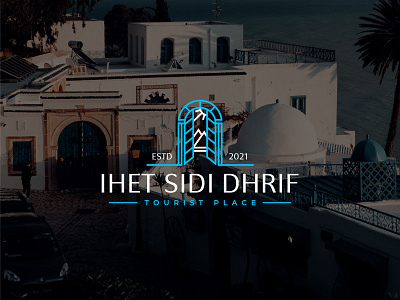 "IHET SIDI DHRIF" Minimal Line art Logo design app icon logo branding design flat logo flat minimal logo graphic design illustration line art logo line work logo logo design logo trends minimal line art logo minimal logo minimalist logo new logo one line art tourist logo