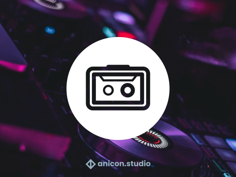 | Music... Biggest inspiration. | anicon animated logo design graphic design headphones icon json logo lottie microphone motion graphics music recording sound tape tune ui vector voice walkman