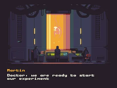 Redesigned old concept illustration pixel art