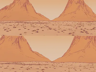 Moving Meditations, 3D Illustration 3d b3d blender ill illustration mars