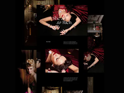 Fashion Photographer Portfolio design fashion figma gallery landing page photographer photoshop portfolio ui uiux ux web design website