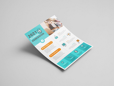 School Admision Flyer admision ai flyer freebie school template