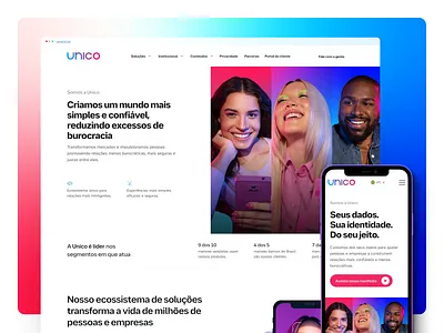 unico.io - Versão 2022 (Home Page) brasil brazil digital landing page landingpage people security uidesign unico uxui webdesign website