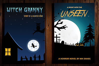 Book Cover Design based or Horror 3d animation book cover design book design branding cover design granny graphic design halloween halloween design haunted horror witch