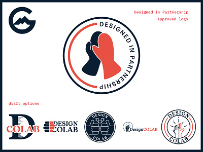 Designed in Partnership logo - Gordini Gloves branding design graphic design illustration logo packaging desing typography ui ux vector