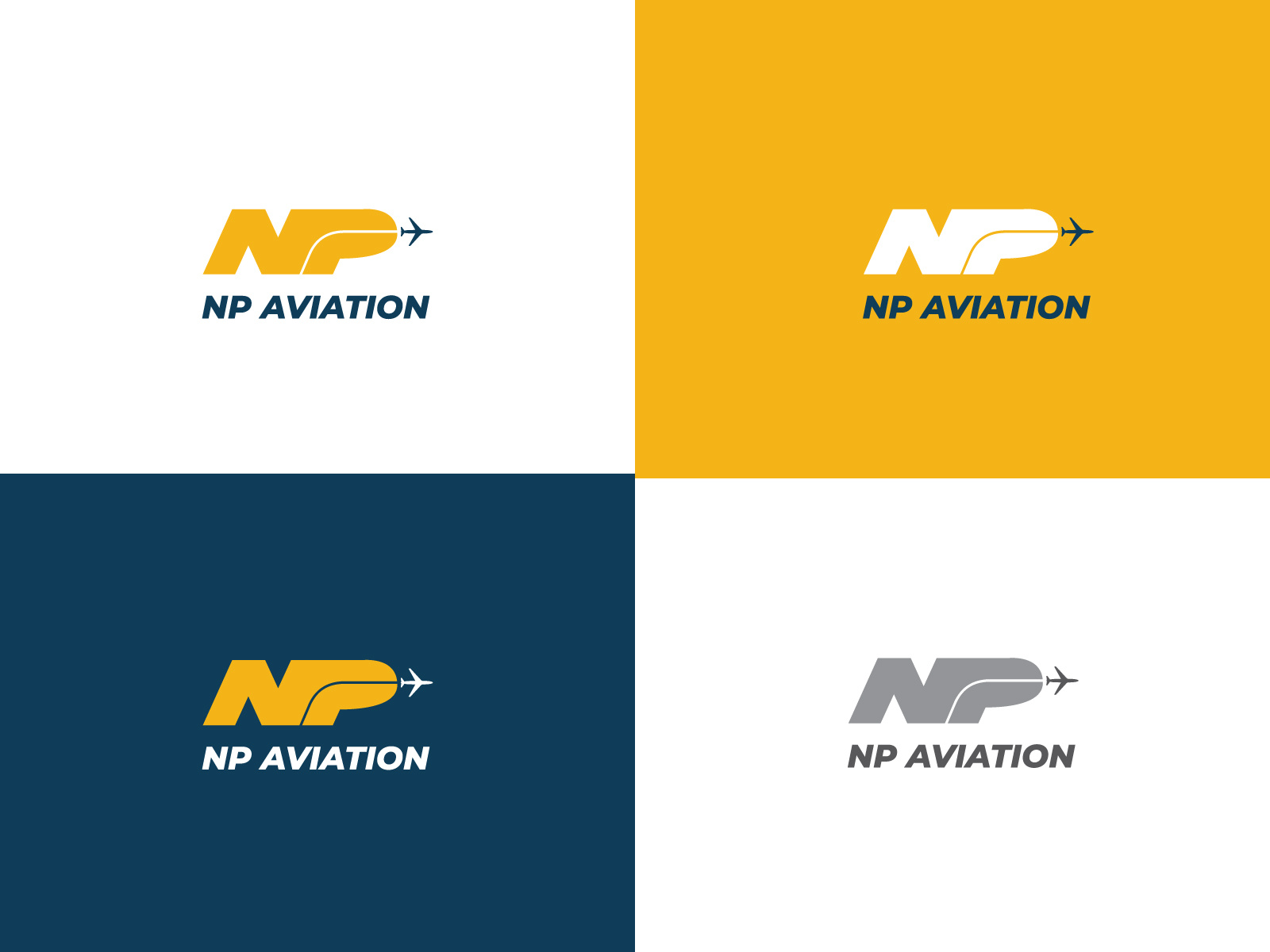 Example of NP Aviation Logo Design