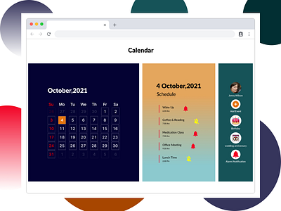 Calendar 38 calender daily ui 38 design typography ui ux