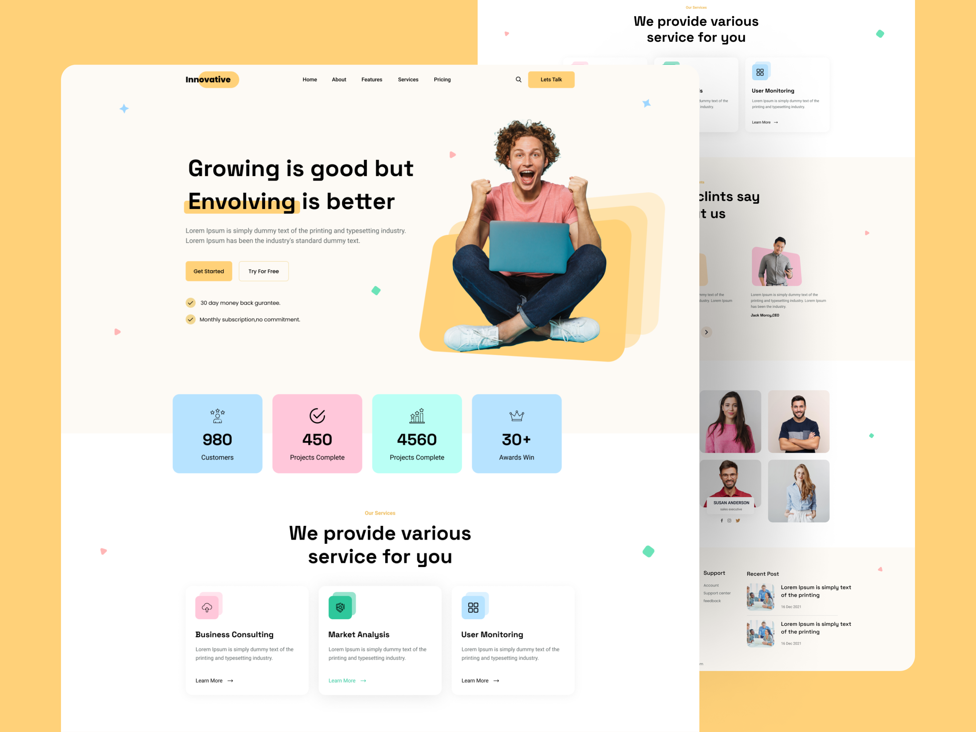 Example of Landing Page Design