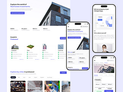 Real Estate Website app design design inspiration mobile app designs realestate ui ux websitedesign