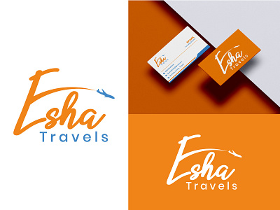 Travel agency Logo Business Card design graphic design vector