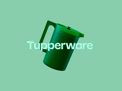 Tupperware Modern Logo Design brand design brand identity brand logo branding company logo creative creative design design green logo logo design logo mark logoideas logotype modern modern design professional branding typography visual visual identity