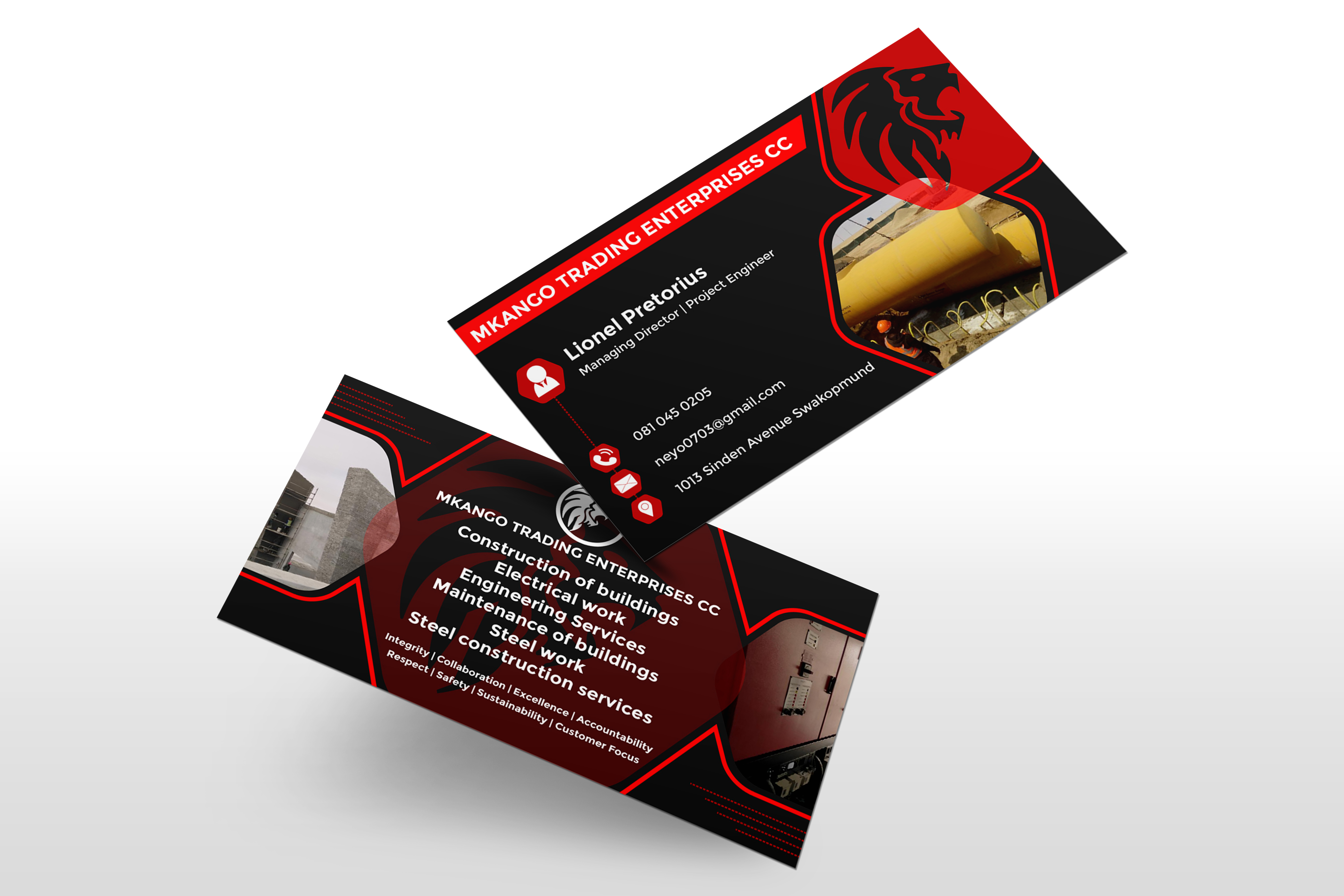 Example of Business Card Designing