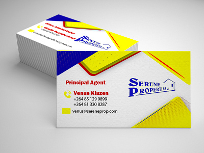 Serene Properties Business Card business card