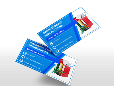 Namibia Office and Medical Supplies cc Business Card business card
