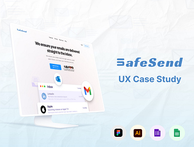 Safesend Case Study case study design thinking mail verification problem solving uiux uiux case study ux ux case study ux research website case study website design