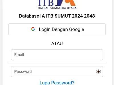 IA ITB Login Registration android design login registration ui web