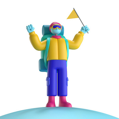 Summit 3d animation art artwork character creative design designer graphic design illustration ui
