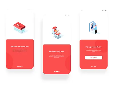 Food delivery onboarding adobe illustrator adobe photoshop adobe xd android app app design app ui kit apple app design figma food app food delivery graphic design ios app iphone app design mobile app mobile ui ui ui design ui flow ui ux user intarface