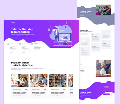 Saas Landing Page adobe xd branding complete web design design design trends figma illustration landing page online platform responsive user ui saas saas landing page trendy design ui uiux uiux design web design webflow wordpress