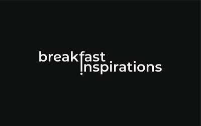 Breakfast Inspirations blog branding design logo logo design