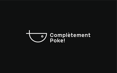 Complétement Poke! branding design logo logo design poke restaurant