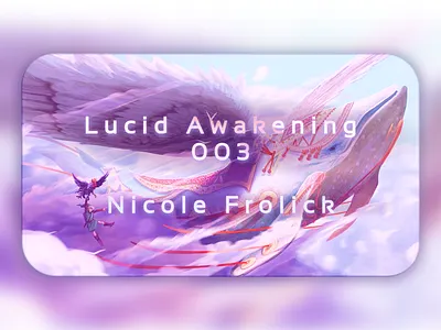 Lucid Awakening Youtube Thumbnail 😜 branding design figma illustration illustrator logo vector youtube