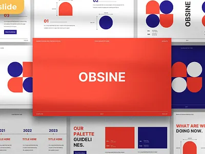Obsine Brand Guideline Multipurpose Template clean colorful company corporate google slides keynote modern multipurpose multipurpose template photography pitch deck portfolio powerpoint presentation studio template unique web design web development website