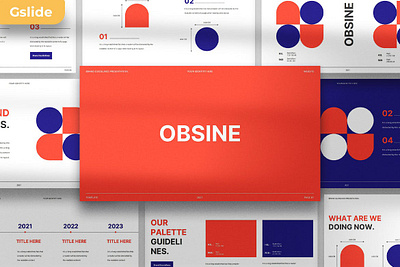 Obsine Brand Guideline Multipurpose Template clean colorful company corporate google slides keynote modern multipurpose multipurpose template photography pitch deck portfolio powerpoint presentation studio template unique web design web development website