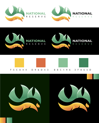 Logo for national reserve branding design icon illustration logo vector