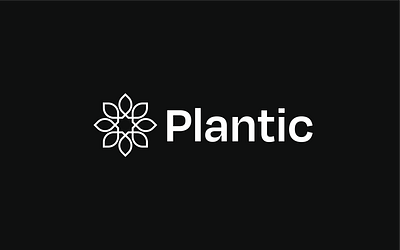 Plantic branding design logo logo design