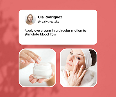 Coral Modern Beauty Skincare Tips Facebook Post Instagram. banner beauty branding business logo design facebook graphic design illustration illustrator instagram poster skincare ui ux vector