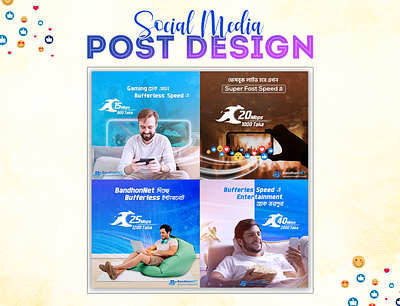 Social Media Post Design banner design branding design facebbok post graphic design illustration instagram banner instagram stories instagram template social