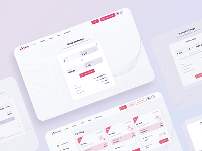 iSwap Crypto Exchange blockchain crypto dapp exchange swap ui ux web design website