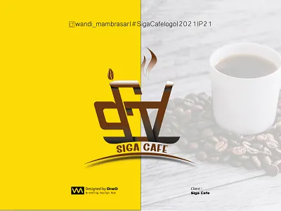 #Siga Cafe Logo. aiilustrator branddesigner design goodiebag hitspapua logo logobrand logocafe logodesign logomockup logomodern monogram papua poster posterframe sigacafe singposter titlemonogram wandi mambrasar