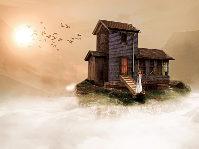 Mist Home art clean concept creative design dribbble graphic design illustration