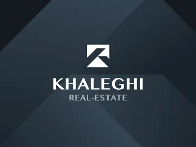 KHALEGHI REAL-ESTATE branding design illustration logo real estate typography