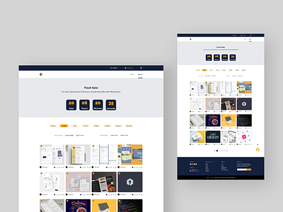 Countdown Timer / Flash Sale adobe xd count down daily ui digital product ecommerce flash sale market place sale timer ui web design xd