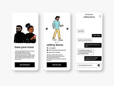 dating app 3d animation app branding dating app design graphic design illustration logo motion graphics typography ui ux vector